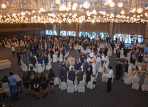 Media representatives receive awards in accordance with Azerbaijani president’s order. Baku, Azerbaijan, Jule 22, 2015